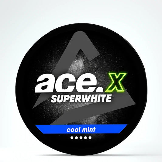 X Cool Mint 8mg Slim Nicotine Pouches By Ace