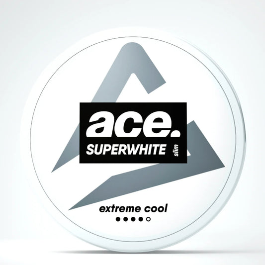 Extreme Cool Slim 16mg slim White Nicotine pouches By Ace