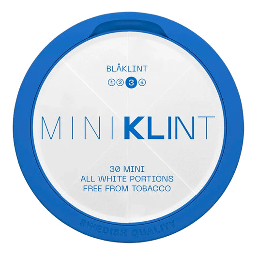 KLINT Blåklint All White Portions Mini Nicotine Pouches