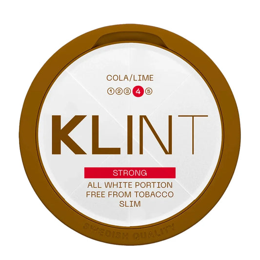 KLINT COLA LIME STRONG NICOTINE POUCHES