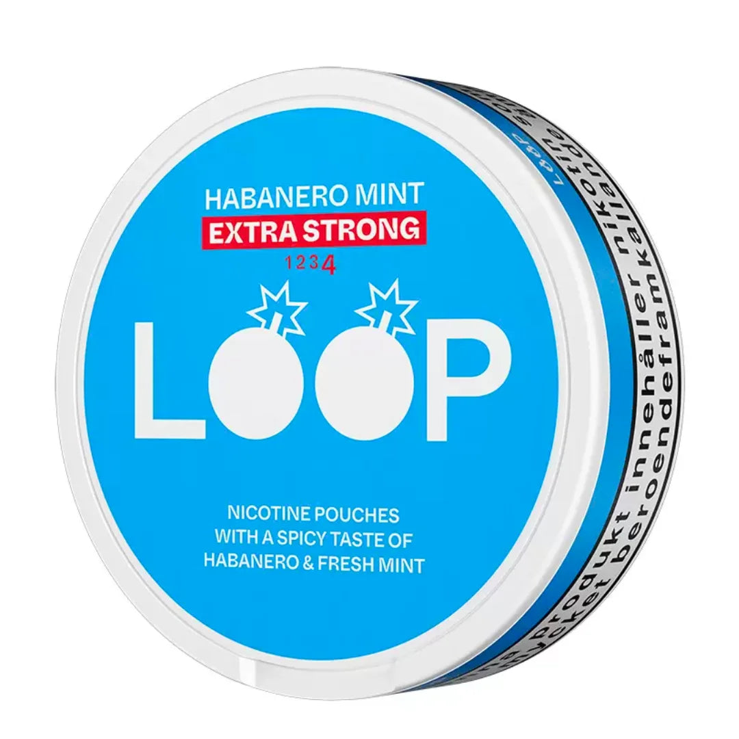 LOOP Habanero Mint Extra Strong Slim Nicotine Pouches