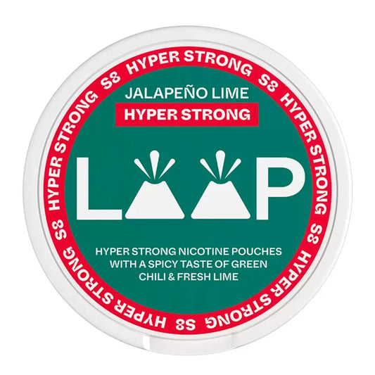 LOOP Jalapeño Lime Hyper Strong Slim Nicotine Pouches