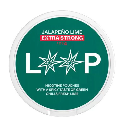 LOOP JALAPENO LIME EXTRA STRONG NICOTINE POUCHES