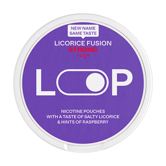 LOOP LICORICE FUSION EXTRA STRONG NICOTINE POUCHES