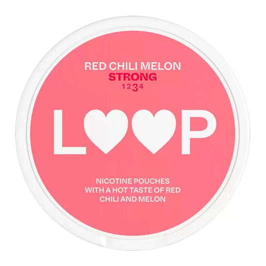 LOOP Red Chili Melon Strong Slim Nicotine Pouches