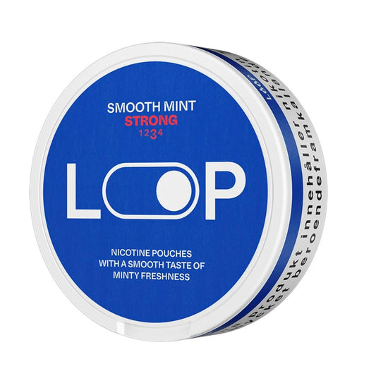 LOOP SMOOTH MINT STRONG NICOTINE POUCHES