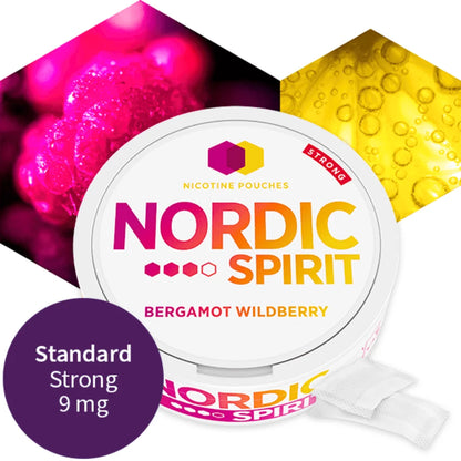 Nordic Spirit Bergamot Wildberry Strong Slim Nicotine Pouches