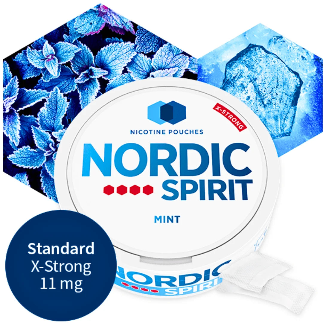 Nordic Spirit Mint Extra Strong Slim Nicotine Pouches 