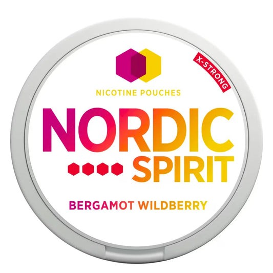 NORDIC SPIRIT BERGAMOT WILDBERRY X-STRONG NICOTINE POUCHES