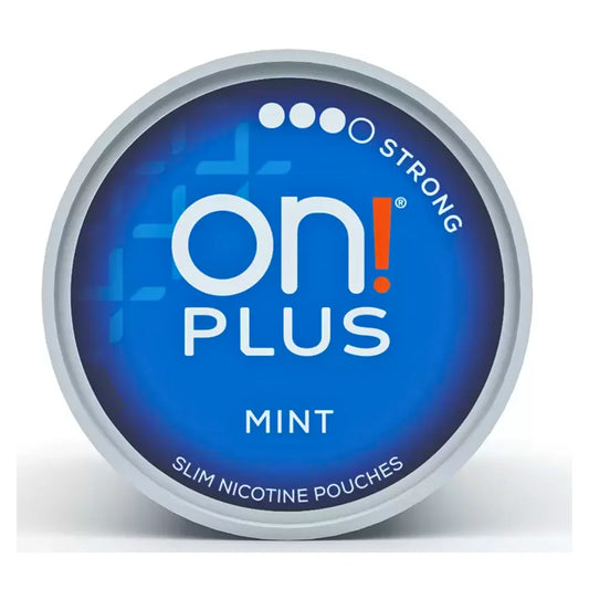 ON! PLUS MINT STRONG NICOTINE POUCHES