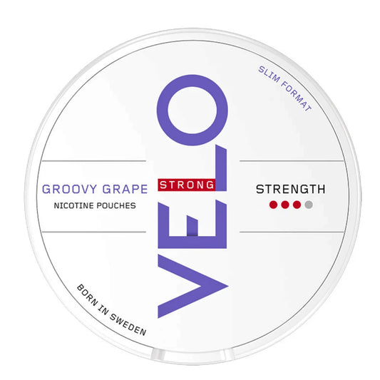 VELO GROOVY GRAPE STRONG SLIM NICOTINE POUCHES