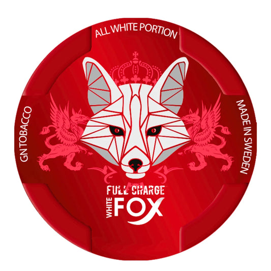 White Fox Full Charge All White Nicotine Pouches