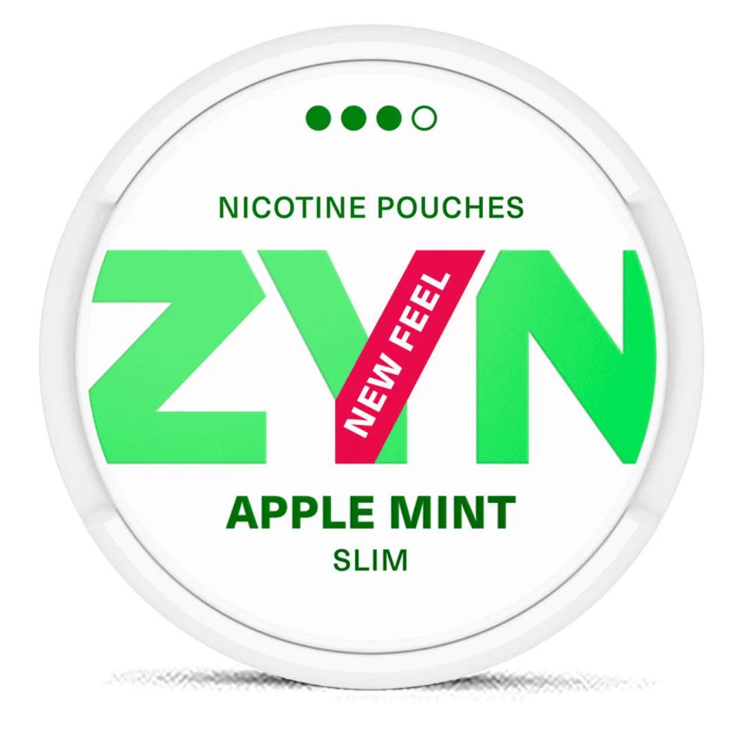 ZYN Slim Apple Mint 9mg Nicotine Pouches