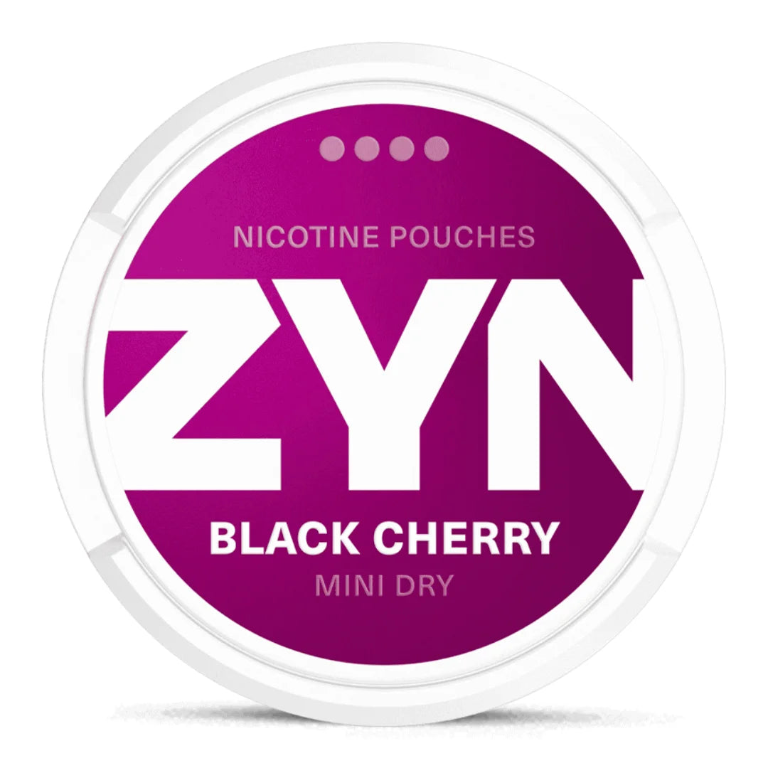 ZYN BLACK CHERRY MINI DRY STRONG NICOTINE POUCHES