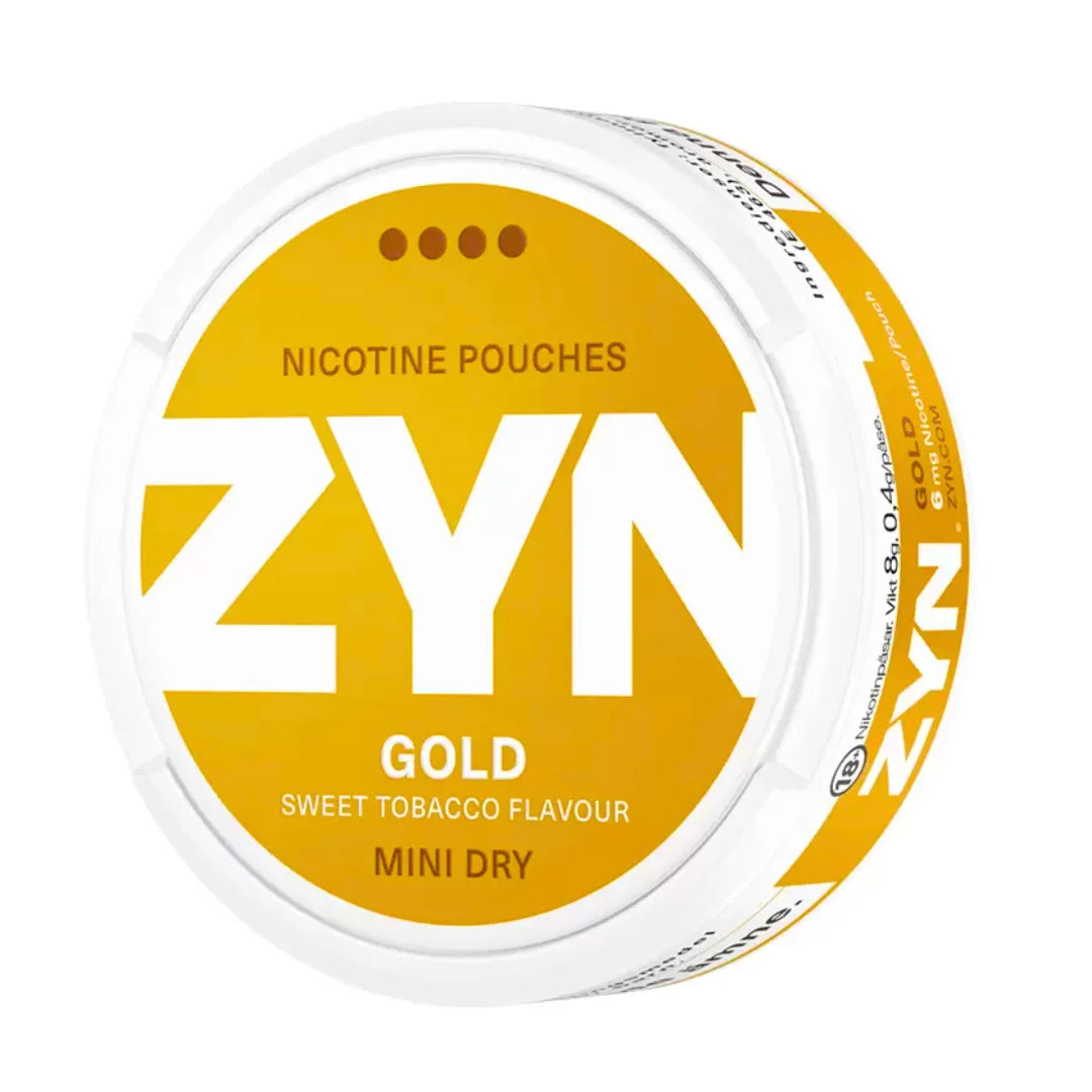 ZYN Mini Dry Gold 6mg Strong Nicotine Pouches